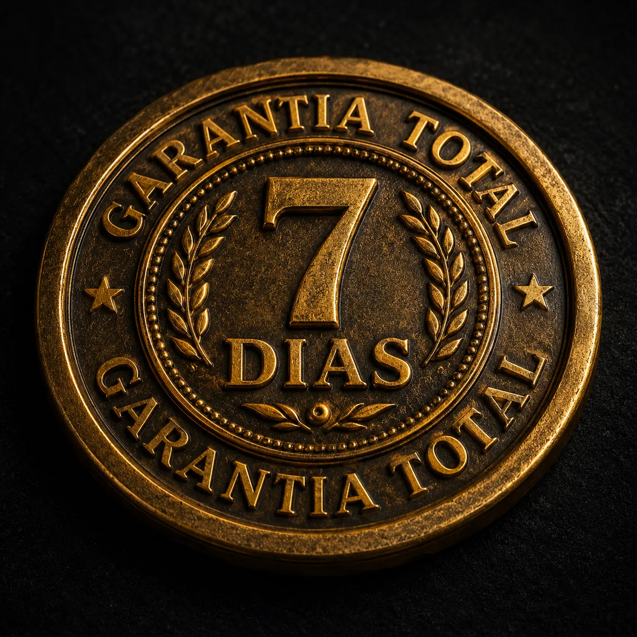 Selo de garantia de 7 dias